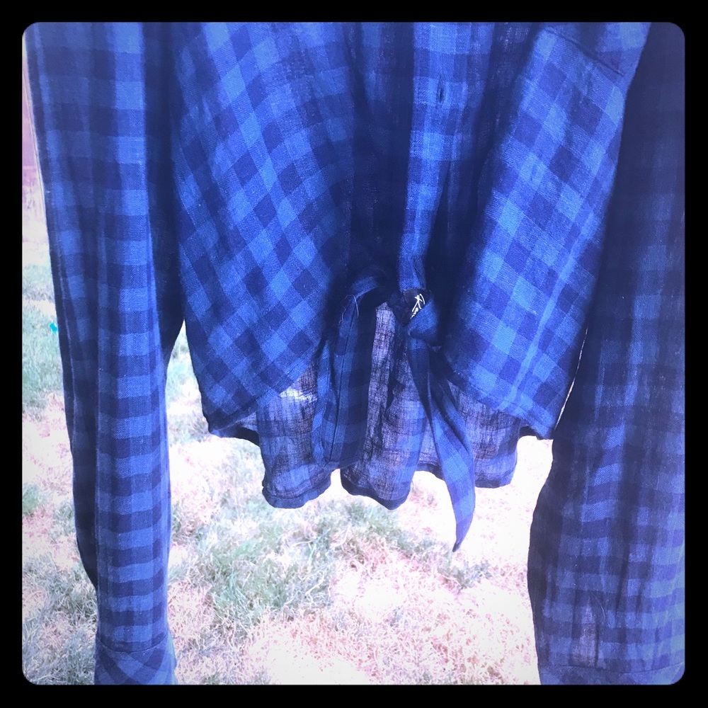 Rails crop flannel